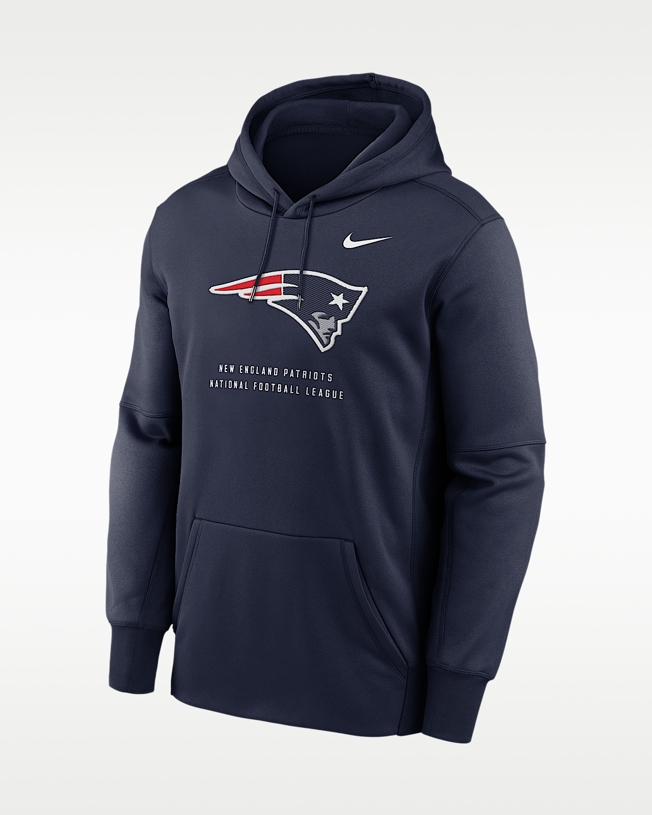 Мужское худи New England Patriots Nike Therma NFL Pullover Hoodie