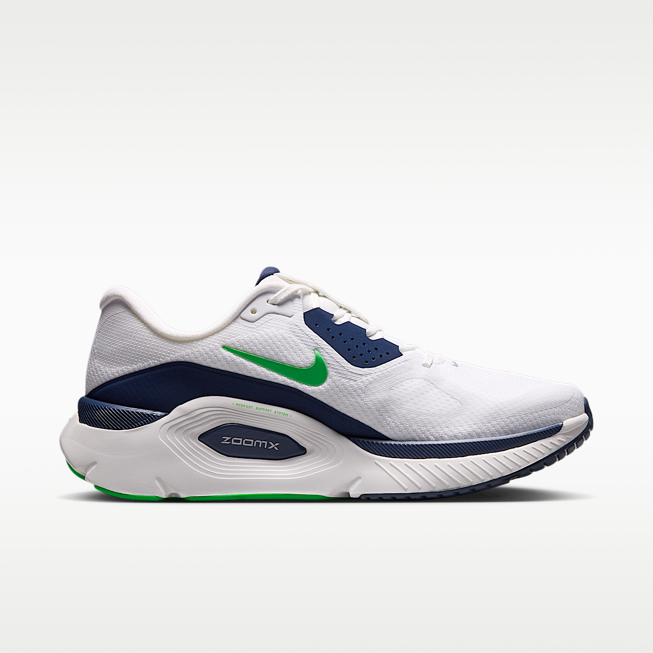 Nike  sneaker Wit/Midnight Navy/Summit White/Green Spark