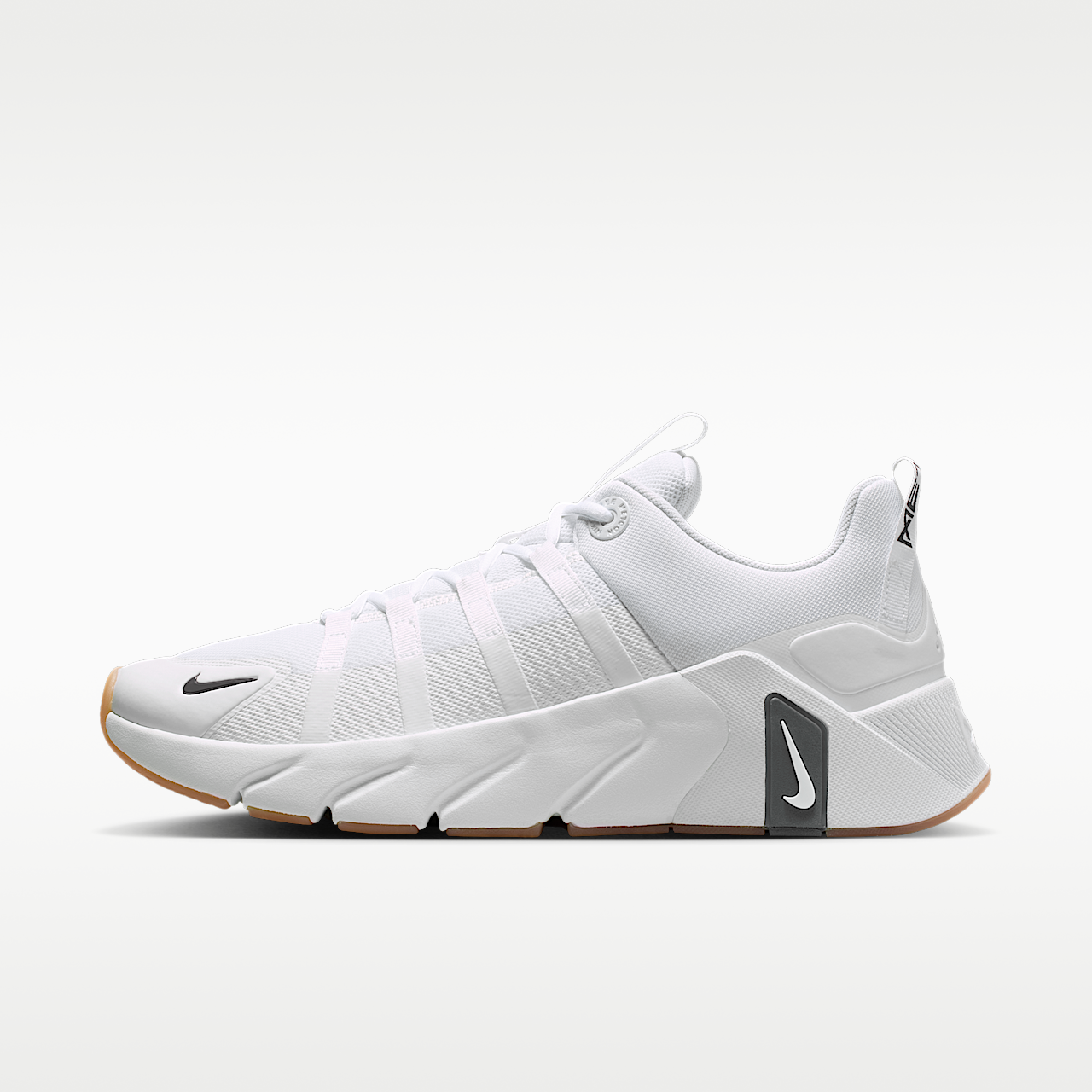 Nike Free sneaker Wit/Iron Grey/Gum Yellow/Wit