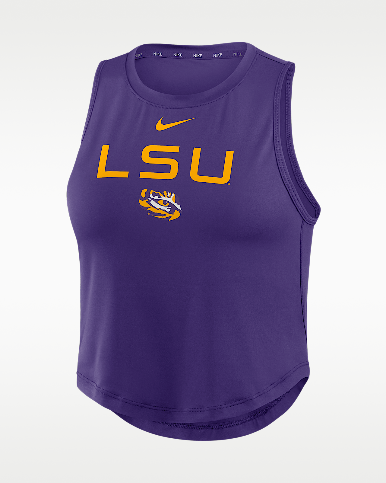 Женские  LSU One Nike Dri-Fit Cropped Tank Top