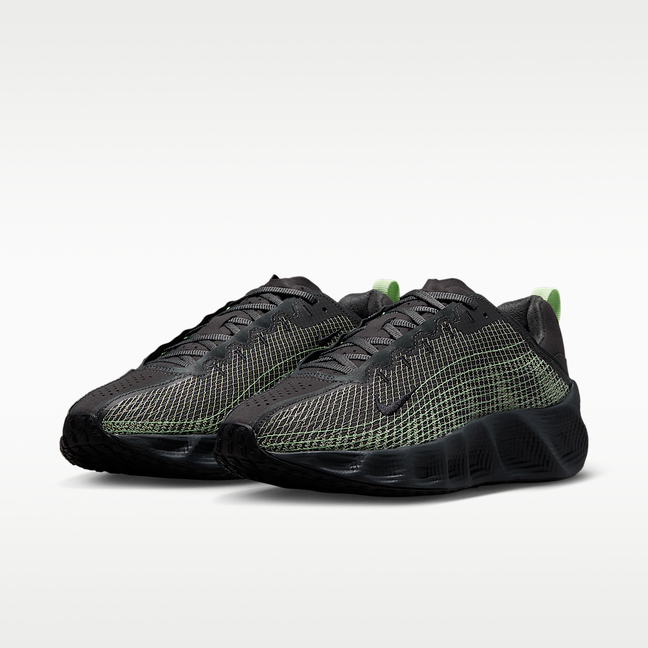 Nike  sneaker Dark Smoke Grey/Smoke Grey/Light Liquid Lime/Zwart