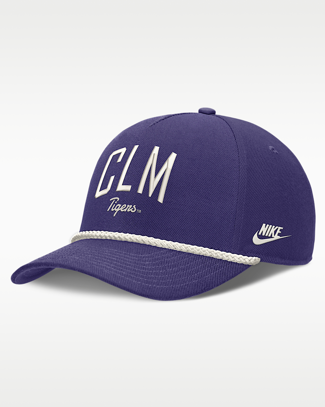 Женские  Clemson Legacy Letter Rise Nike Dri-FIT College A-Frame Adjustable Hat
