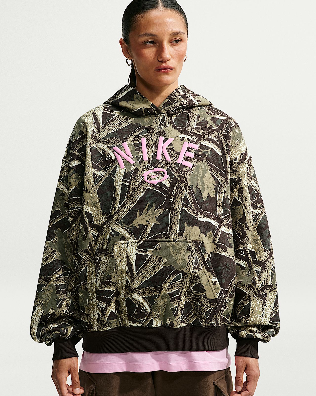 Женское худи Nike Studio Fleece Medium Weight Oversized Pullover Hoodie