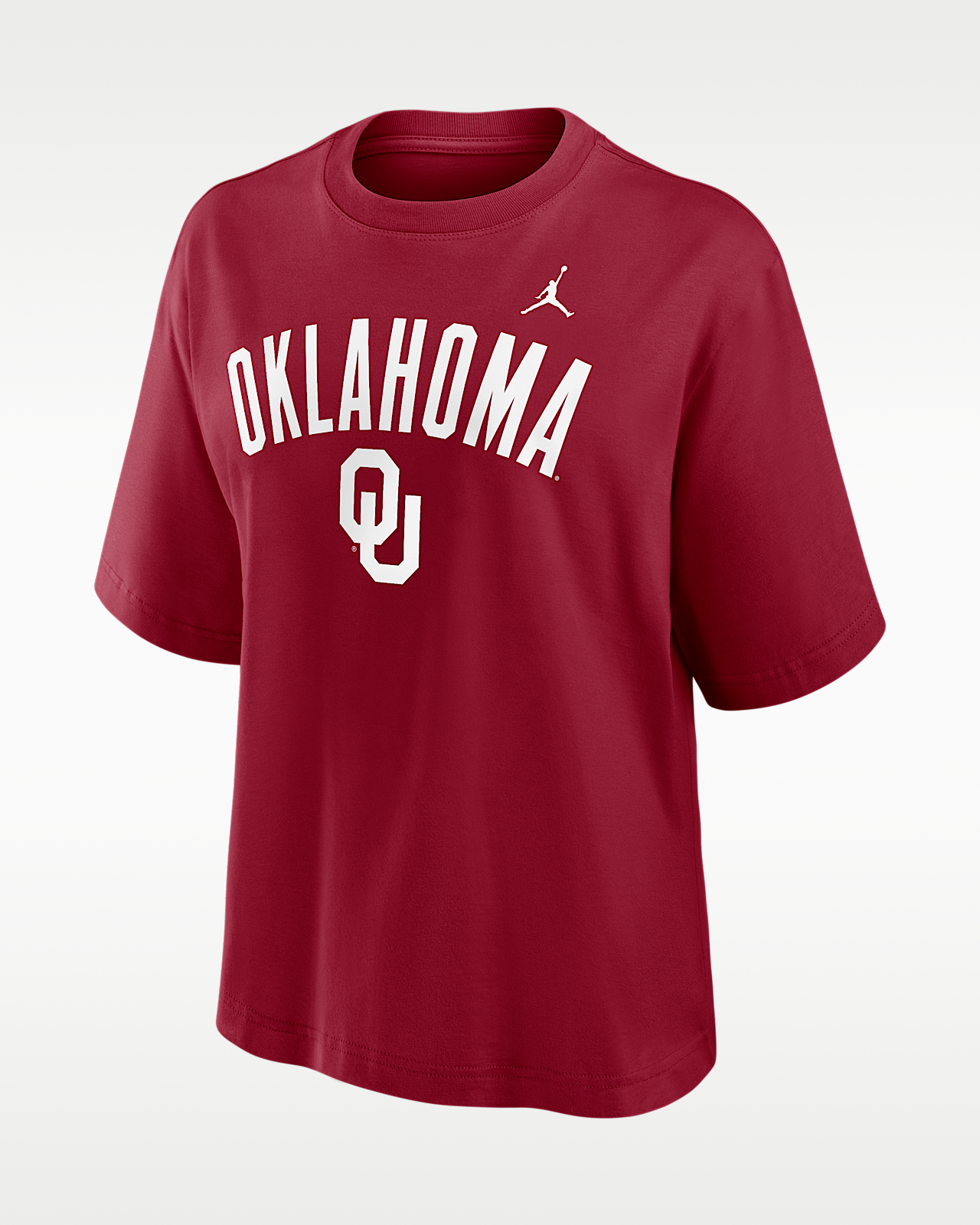 Женская футболка Oklahoma Arch Over Logo Boxy Jordan Brand College