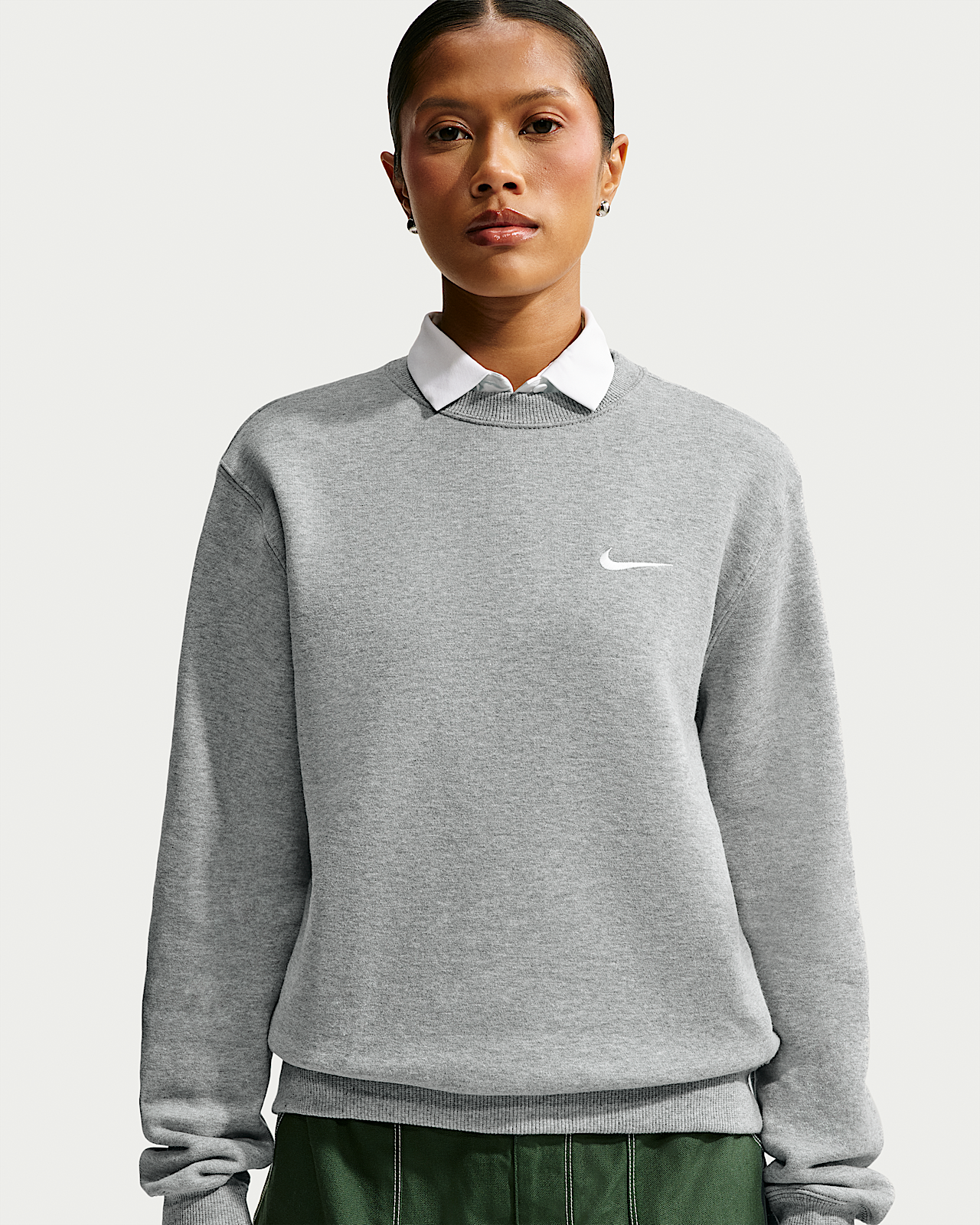 Женские  Nike Studio Fleece Medium Weight Crew