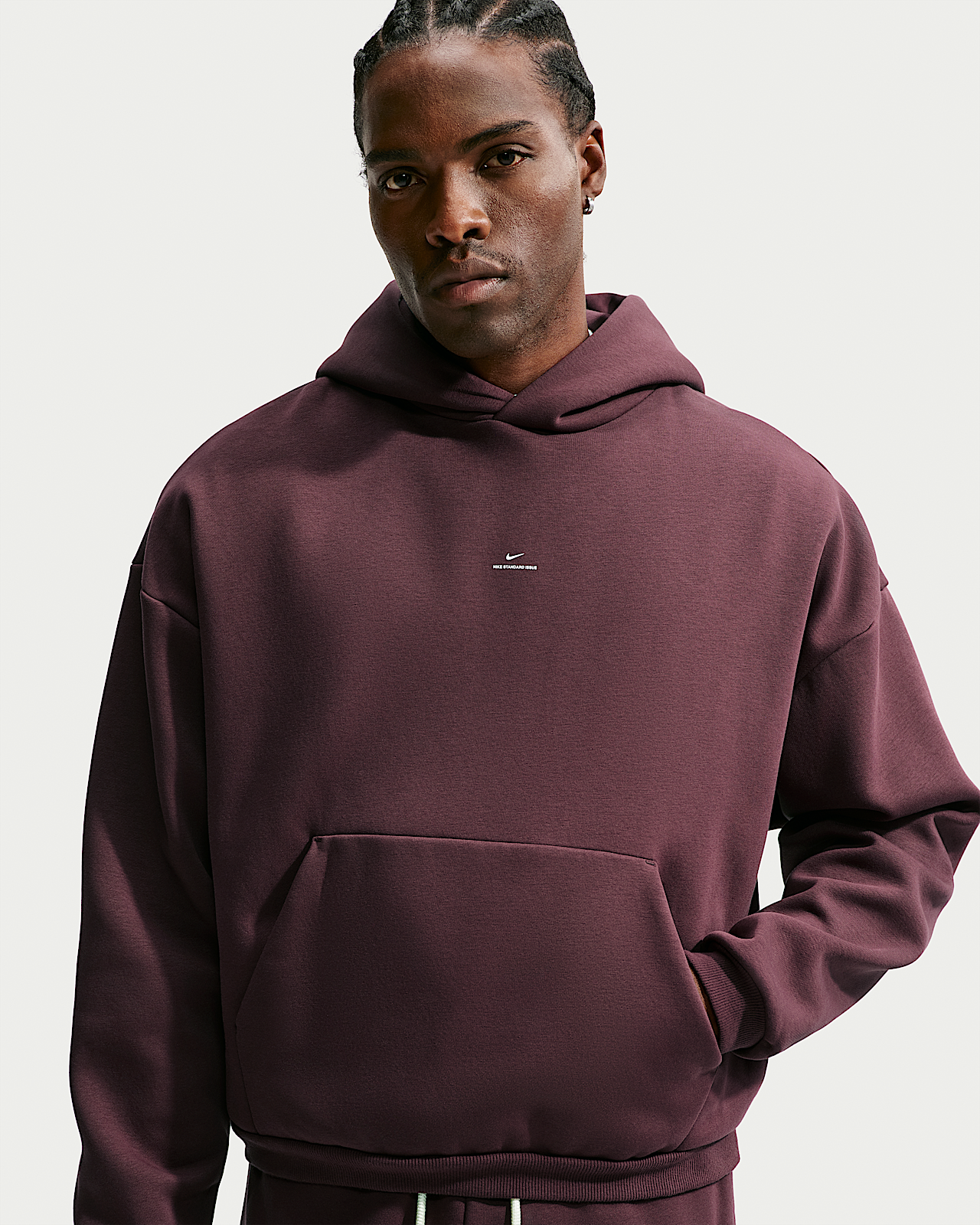 Мужское худи Nike Standard Issue Therma-FIT Brushed Basketball Pullover Hoodie для баскетбола