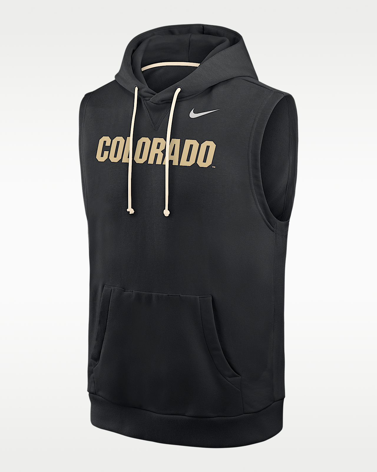 Мужское худи Colorado Buffaloes Nike NCAA Sleeveless Fleece Hoodie