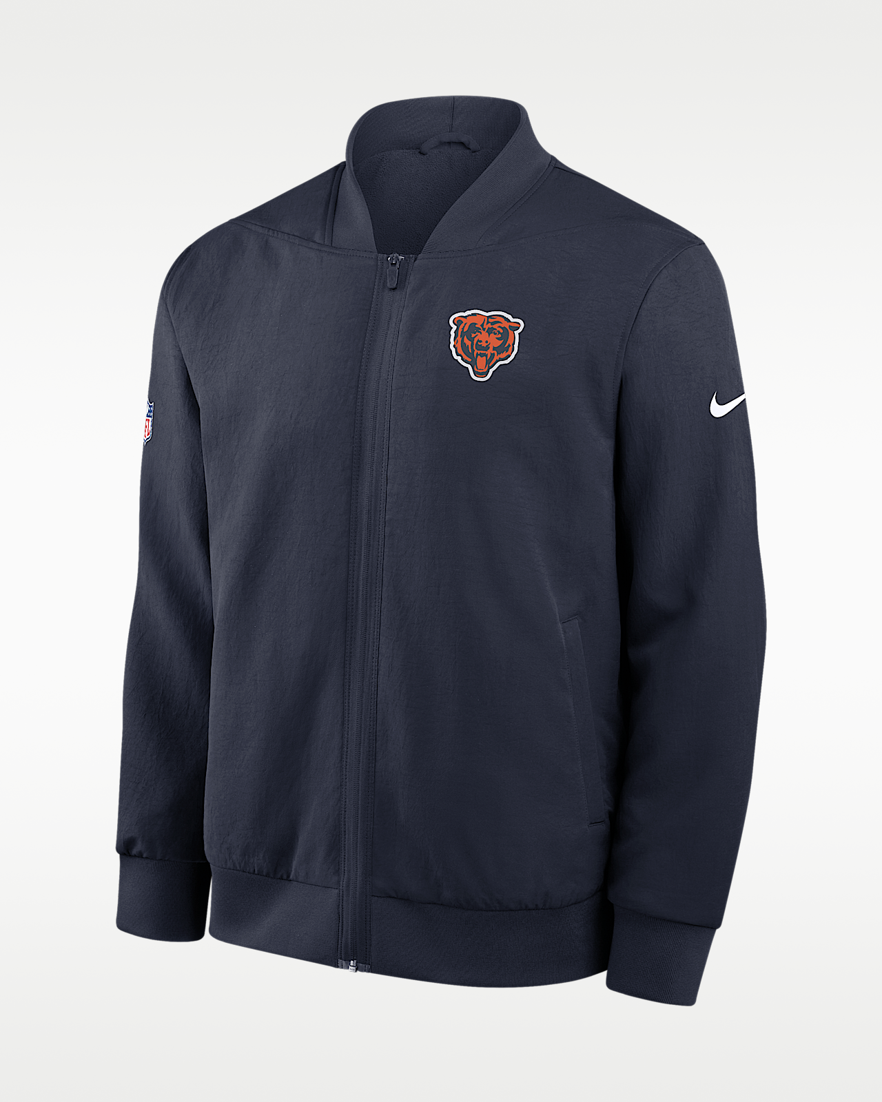 Мужская куртка Chicago Bears Rivalries Collection Sideline Nike NFL Full-Zip Bomber