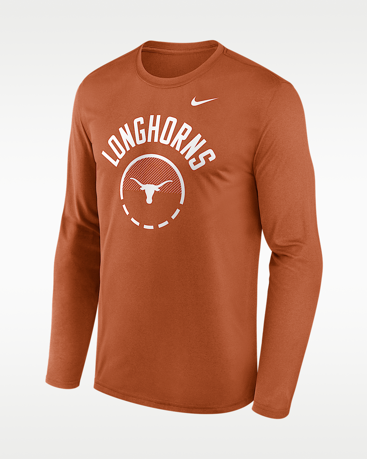 Мужская футболка Texas Courtside Nike Dri-FIT College Long-Sleeve