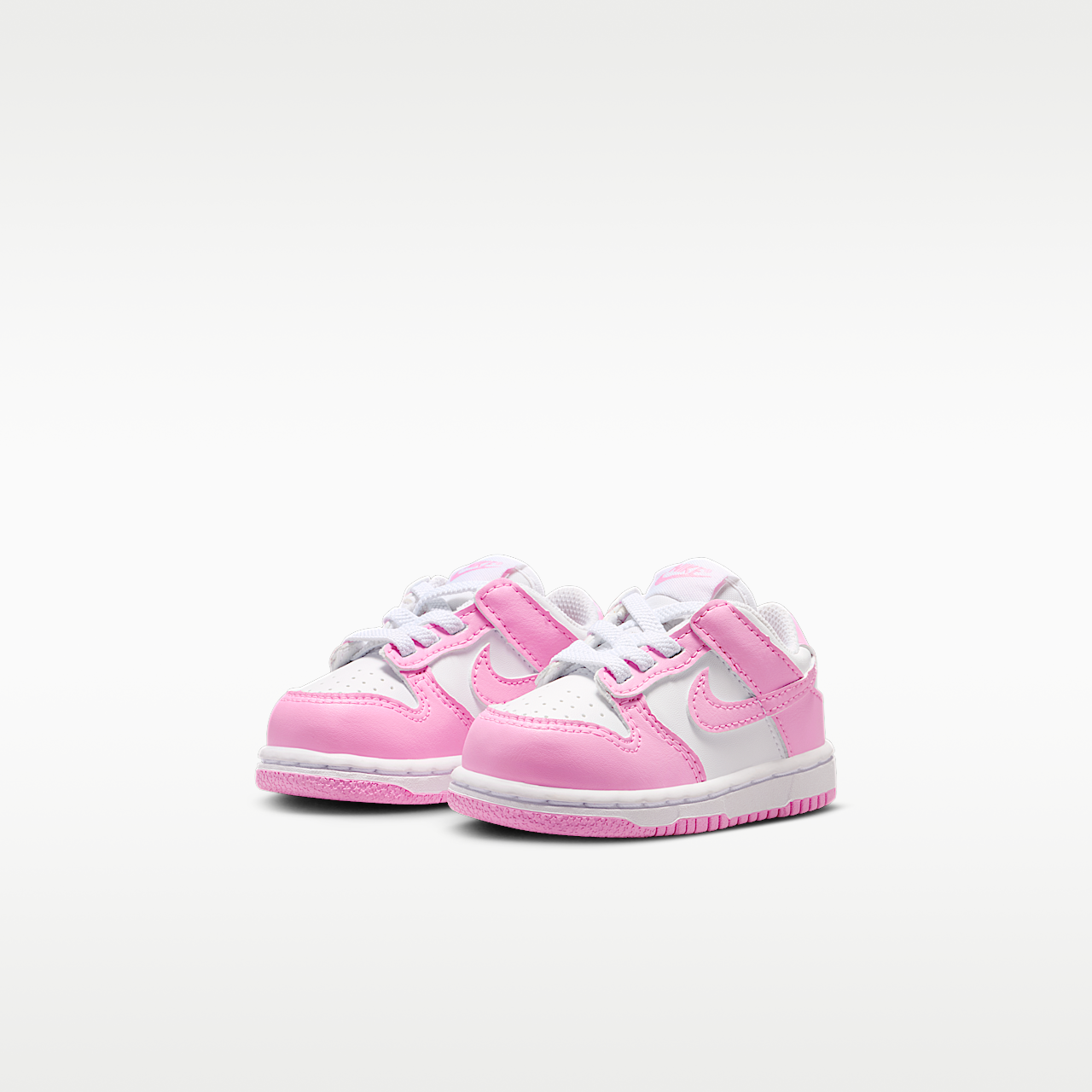 Nike Dunk Low sneaker Wit/Wit/Wit/Pink Rise