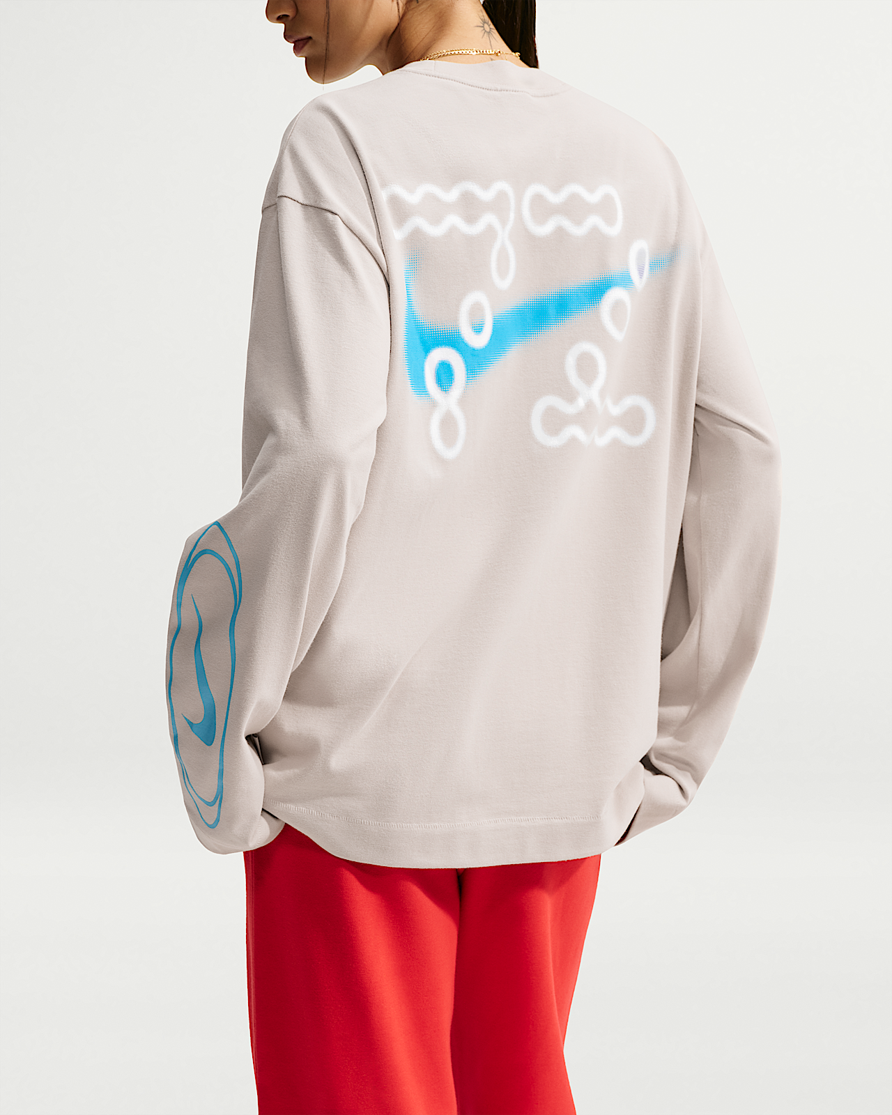 Женская футболка Nike Sportswear Oversized Long-Sleeve