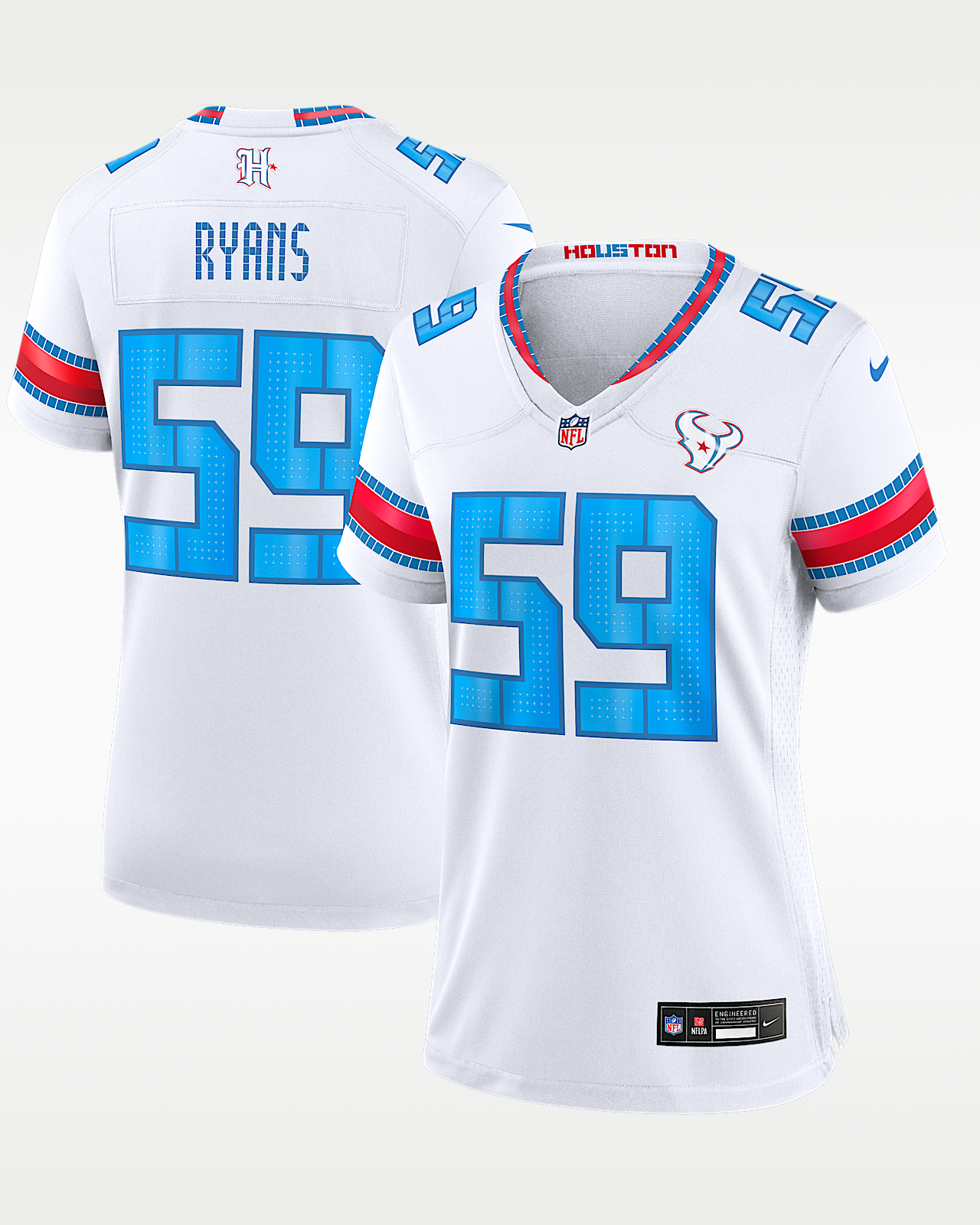 Женские джерси Demeco Ryans Houston Texans Rivalries Collection Nike NFL Game Jersey