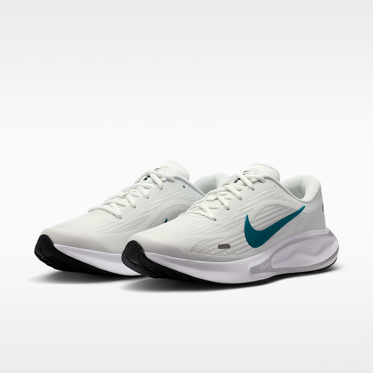 Nike  sneaker Summit White/Zwart/Metallic Silver/Bright Spruce