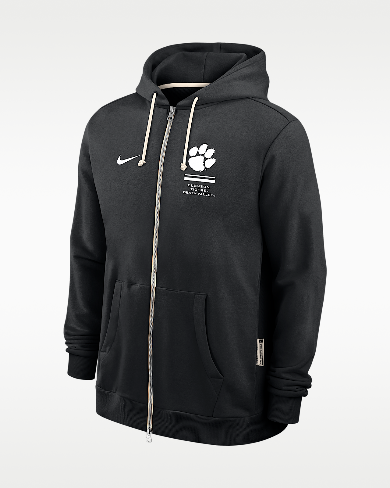 Мужское худи Clemson Sideline Standard Issue Nike Dri-FIT College Full-Zip Hoodie