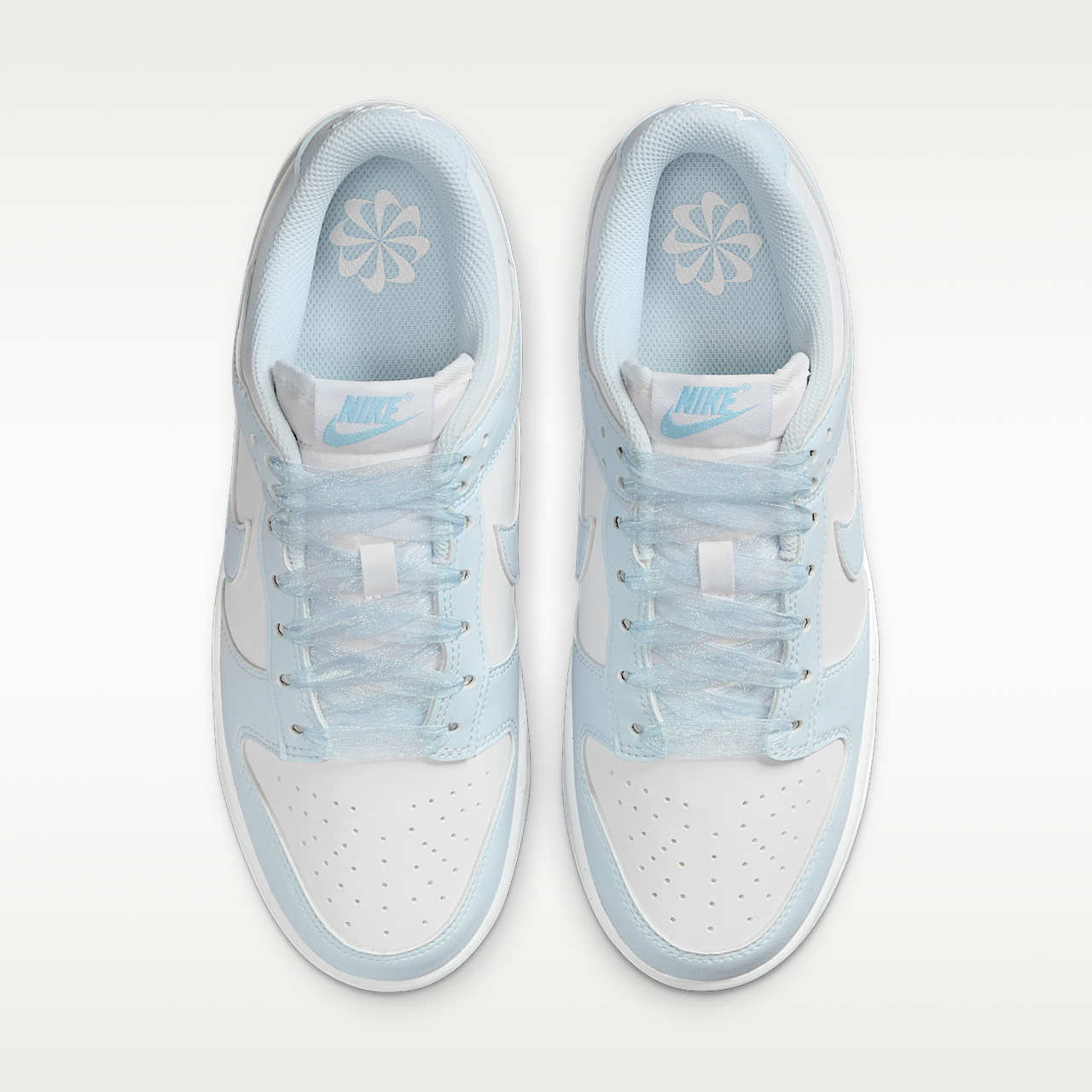 Nike Dunk Low sneaker Wit/Blue Tint