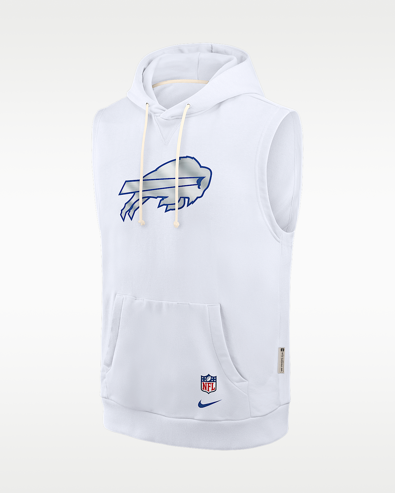 Мужское худи Buffalo Bills Rivalries Collection Sideline Nike Dri-FIT NFL Sleeveless Pullover Hoodie