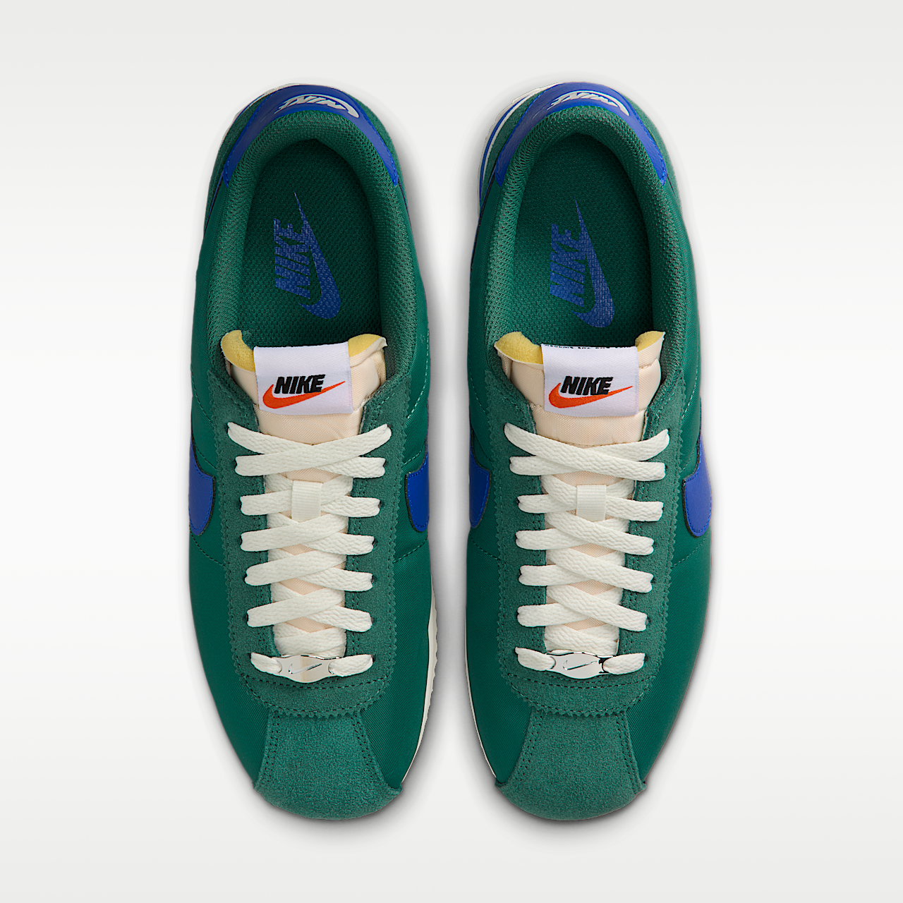 Nike Cortez sneaker Evergreen Aura/Sail/Wit/Hyper Royal