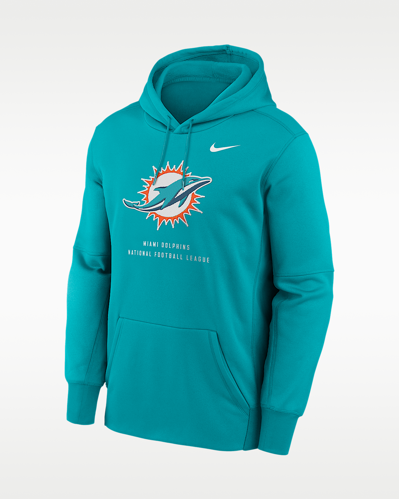 Мужское худи Miami Dolphins Nike Therma NFL Pullover Hoodie