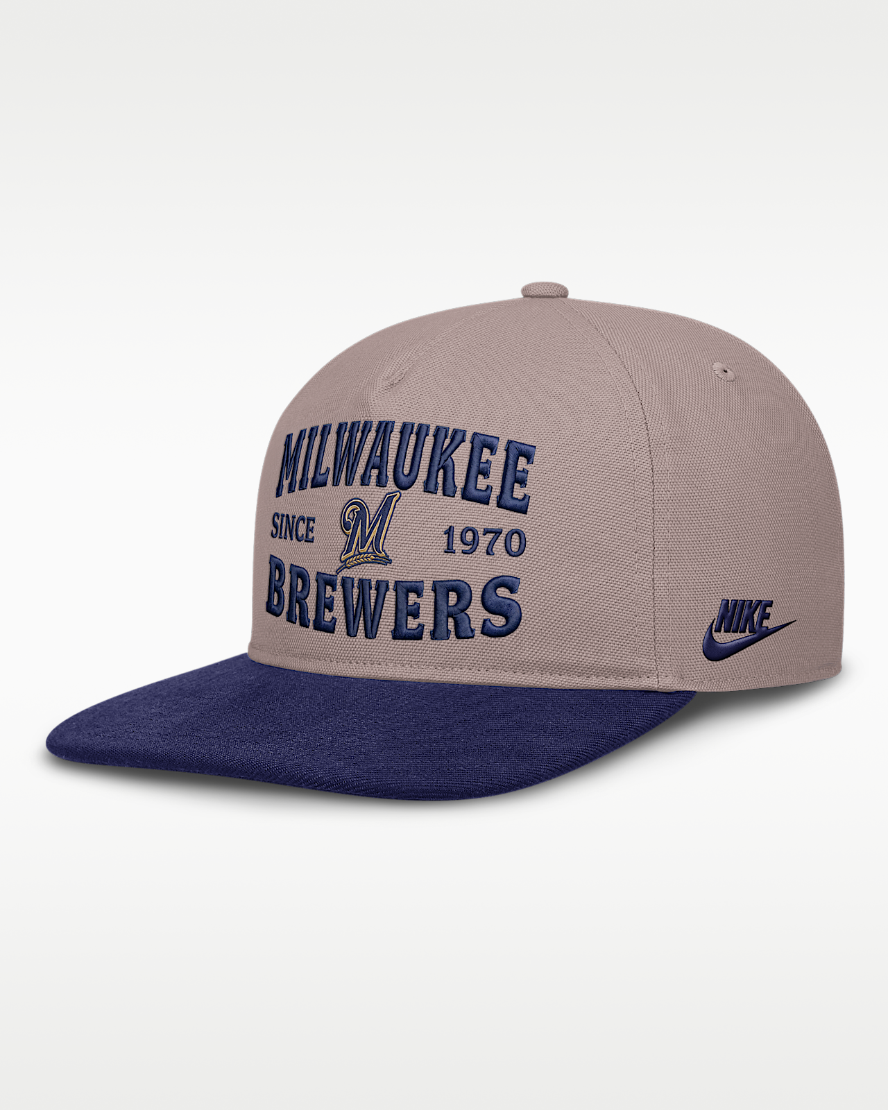 Мужские  Milwaukee Brewers Cooperstown Pro Nike MLB A-Frame Adjustable Hat