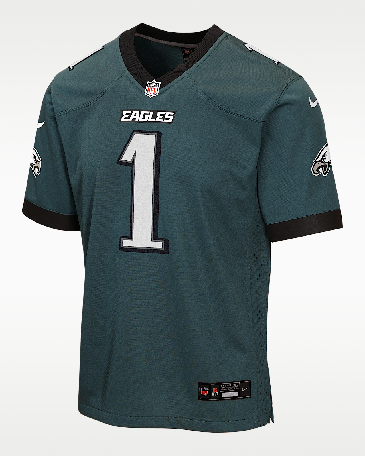 Детские джерси Jalen Hurts Philadelphia Eagles Big Kids' Nike NFL Game Jersey