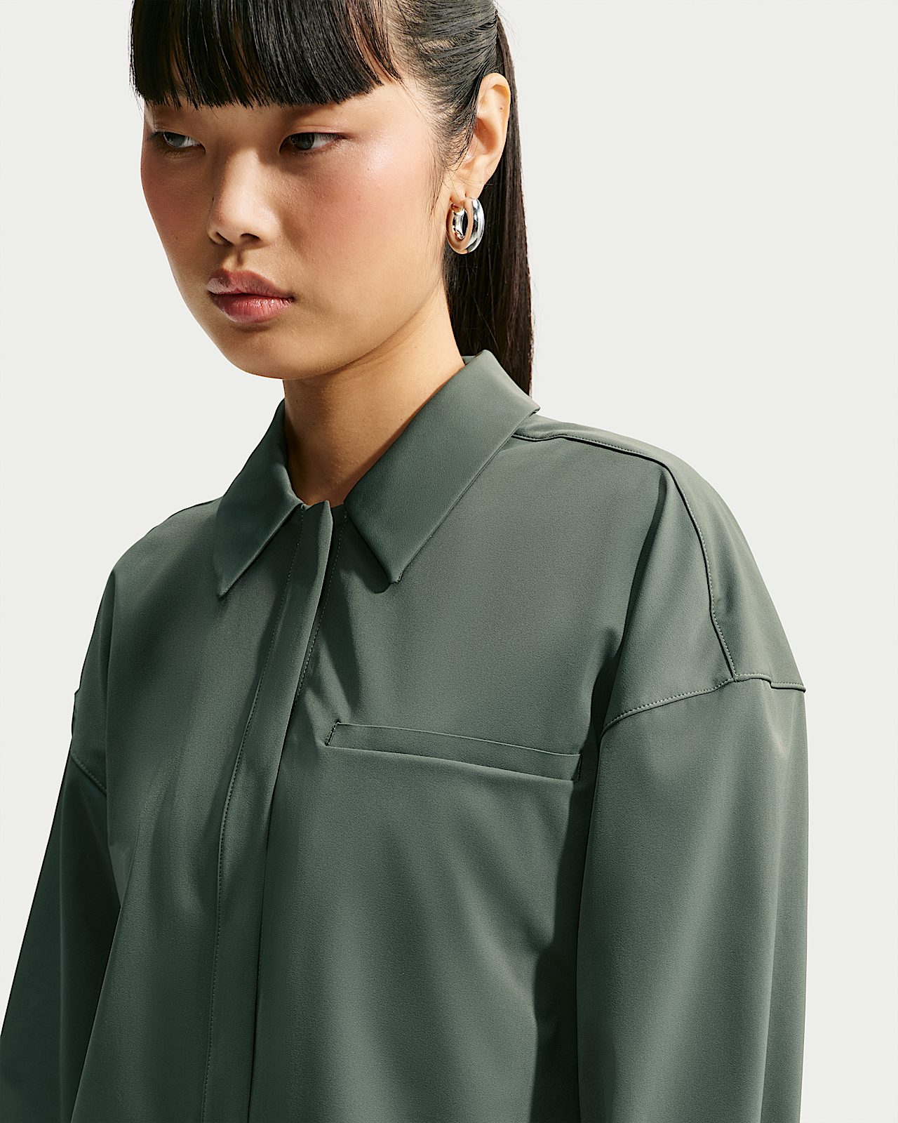 Женские  Nike 24.7 PerfectStretch Dri-FIT UV Protection Cropped Long-Sleeve Shirt