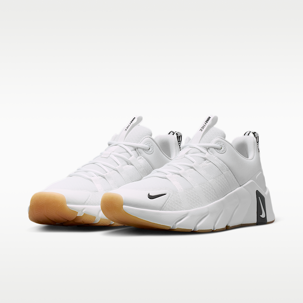 Nike Free sneaker Wit/Iron Grey/Gum Yellow/Wit