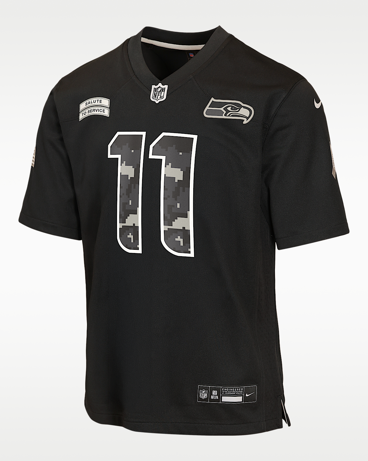 Детские джерси Jaxon Smith-Njigba Seattle Seahawks Salute to Service Big Kids' Nike NFL Game Jersey