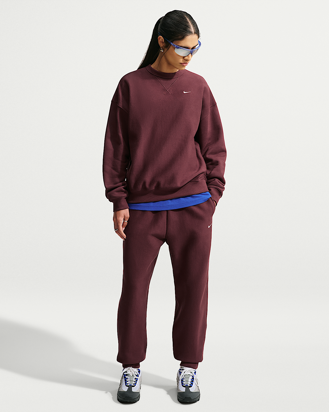 Женские спортивные штаны Nike Studio Fleece Heavyweight Oversized High-Rise Joggers