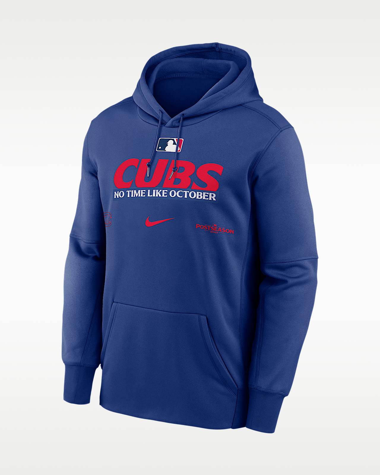 Мужское худи Chicago Cubs 2026 Postseason Authentic Collection Nike Therma-FIT MLB Pullover Hoodie