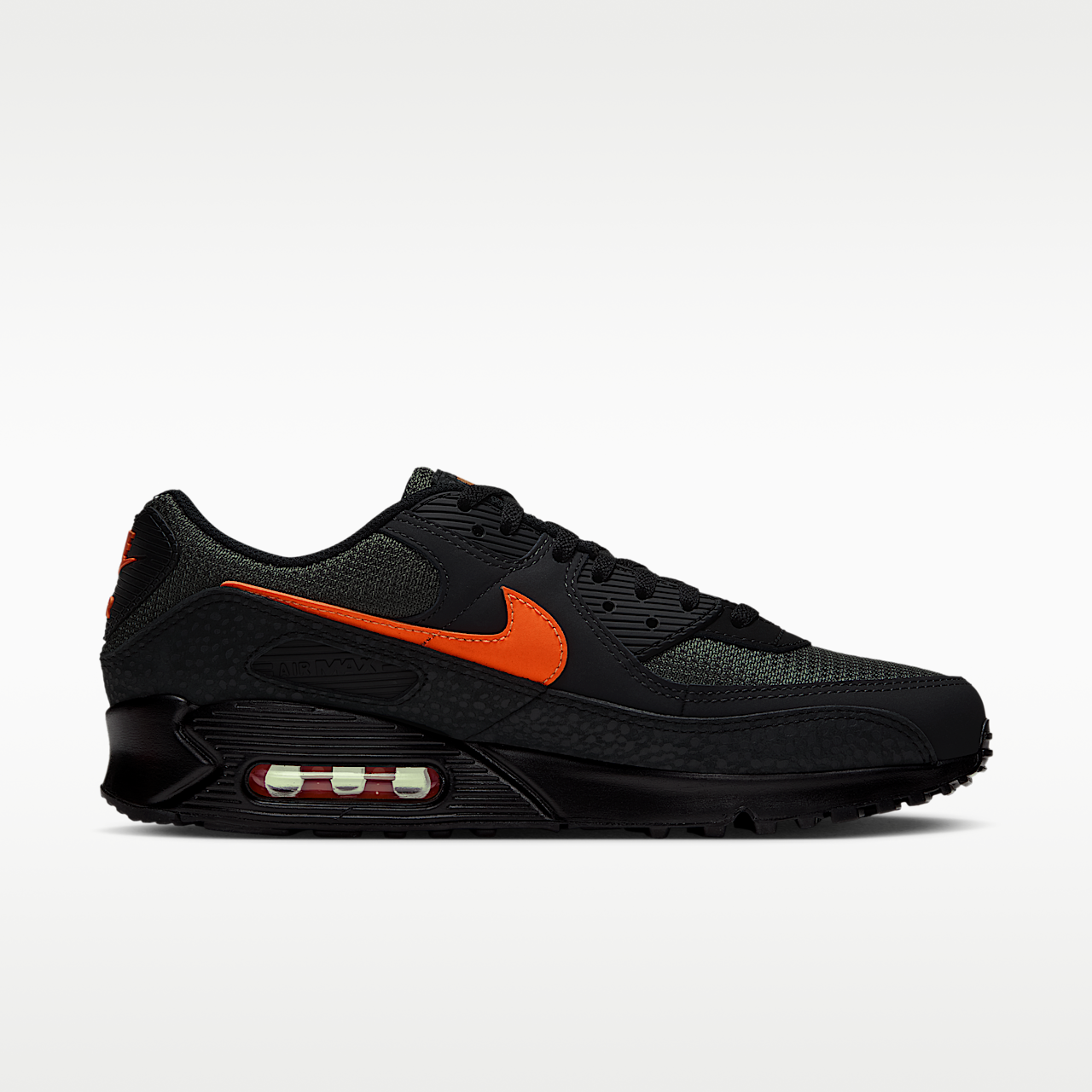 Nike Air Max sneaker Cargo Khaki/Zwart/Off Noir/Total Orange