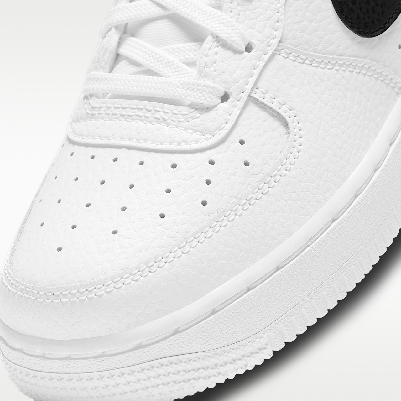 Nike Air Force 1 sneaker Wit/Zwart