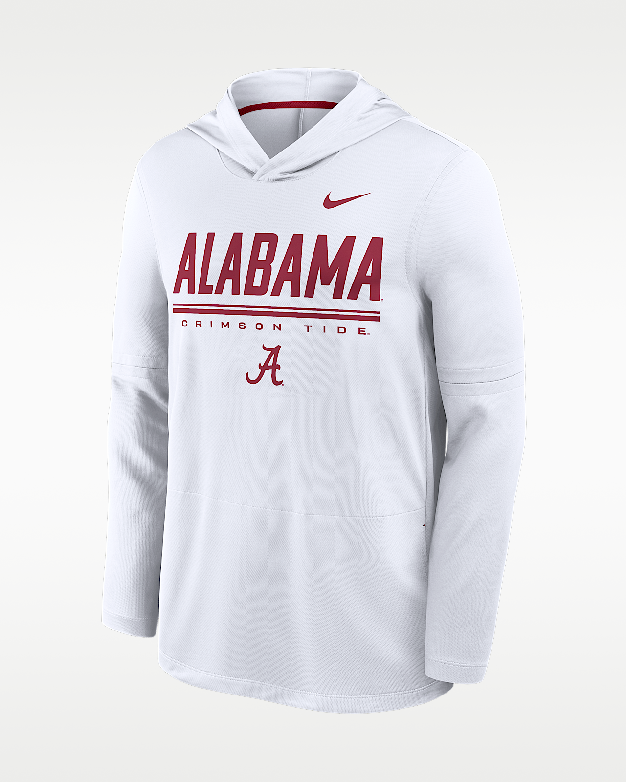 Мужские  Alabama Sideline Nike Dri-FIT College Long-Sleeve Hooded Top