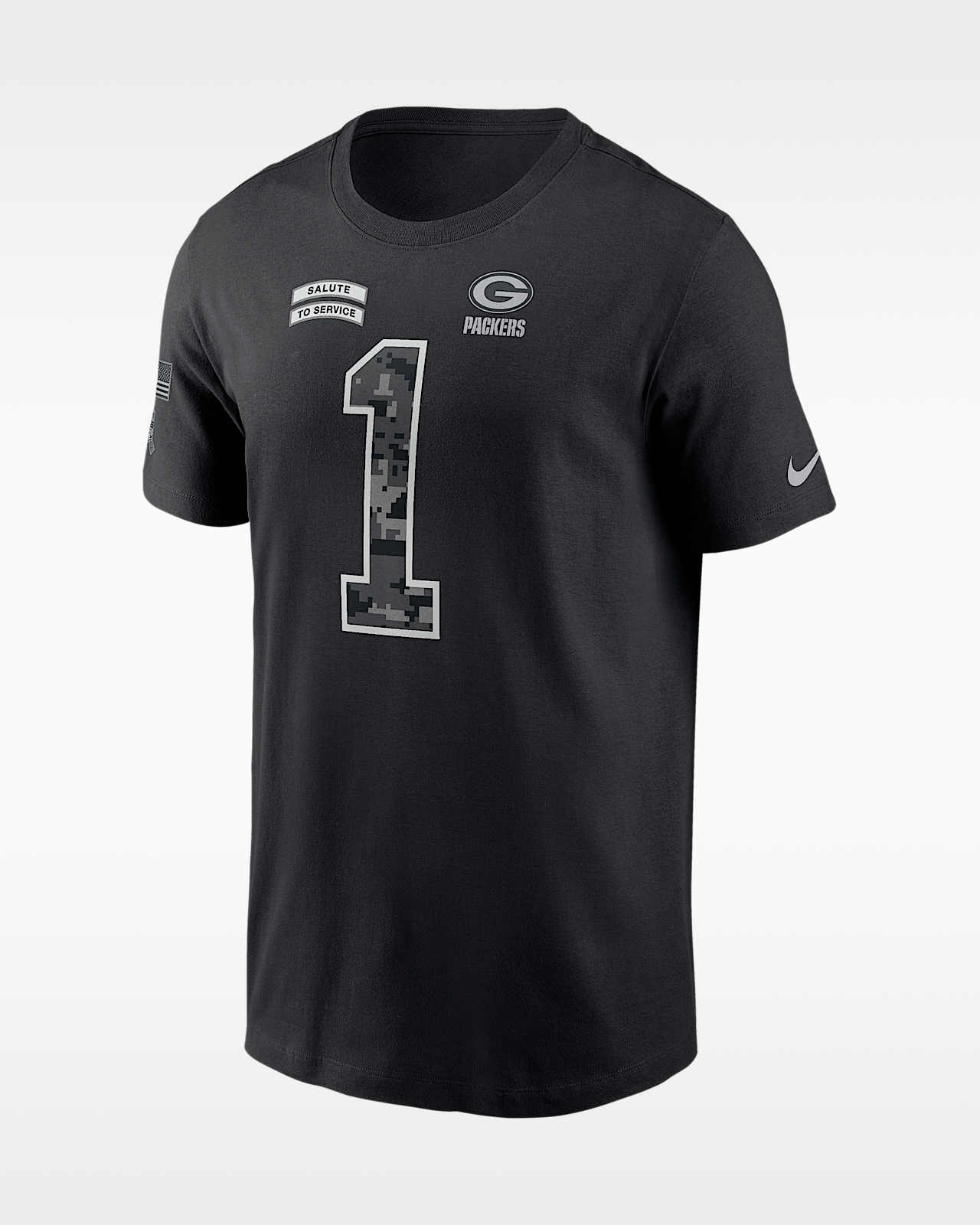 Мужская футболка Micah Parsons Green Bay Packers Salute to Service Nike NFL