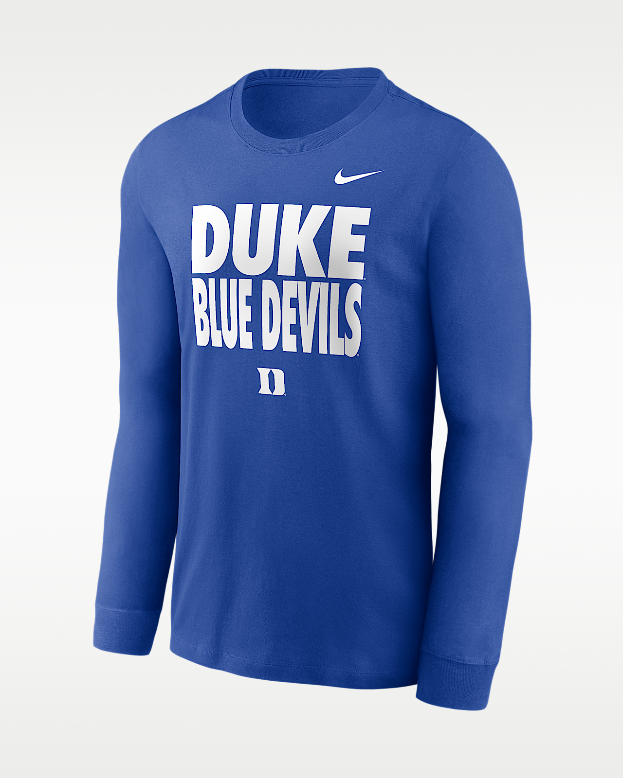Мужская футболка Duke Sideline Slogan Nike Dri-FIT College Long-Sleeve