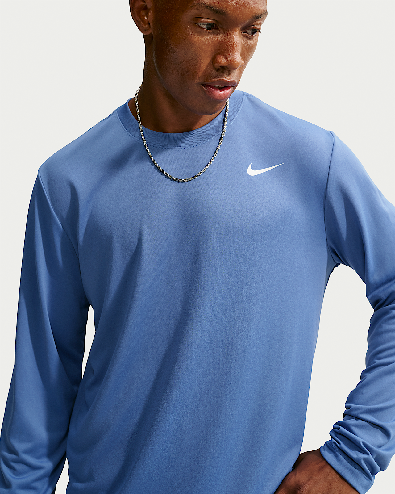 Мужские  Nike Dri-FIT Legend Long-Sleeve Fitness Top для тренировок