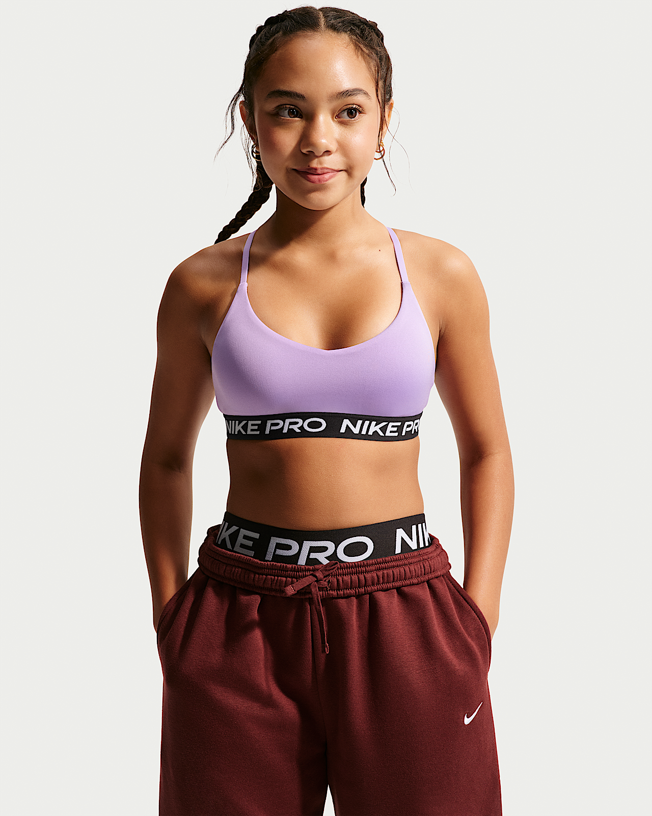 Детские  Nike Pro Big Kids' (Girls') Indy Bra