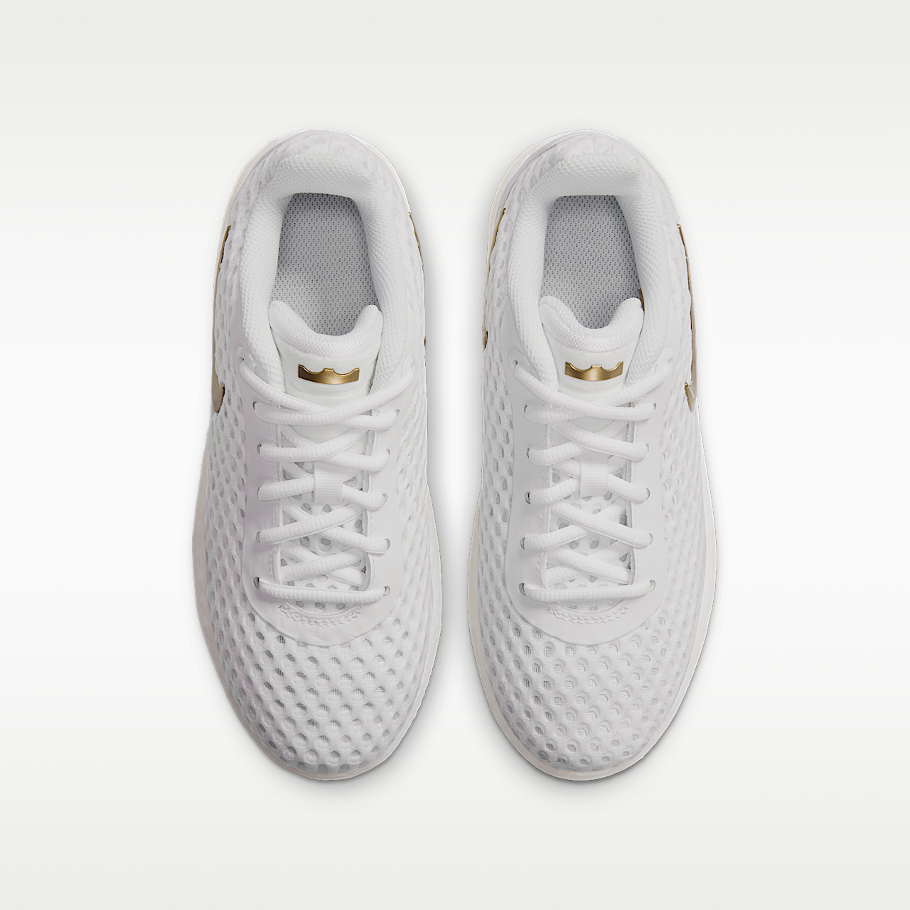 Nike LeBron sneaker Wit/Wit/Photon Dust/Metallic Gold