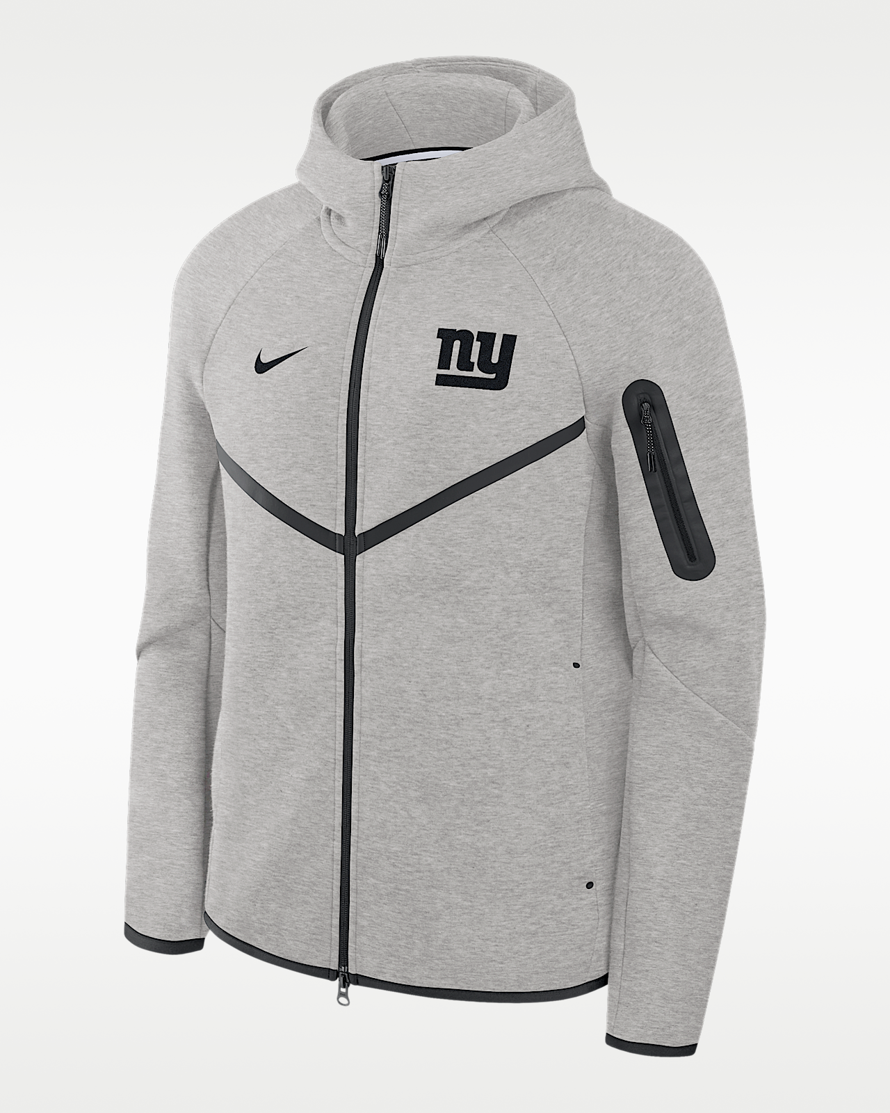 Мужская куртка New York Giants Top Billing Tech Fleece Windrunner Nike NFL Full-Zip Hooded для бега
