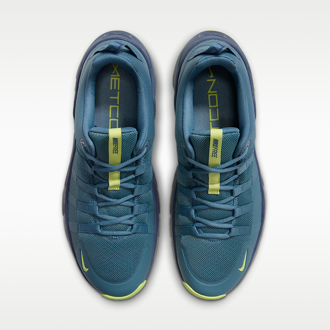 Nike Free sneaker New Slate/Light Lemon Twist/Smokey Blue