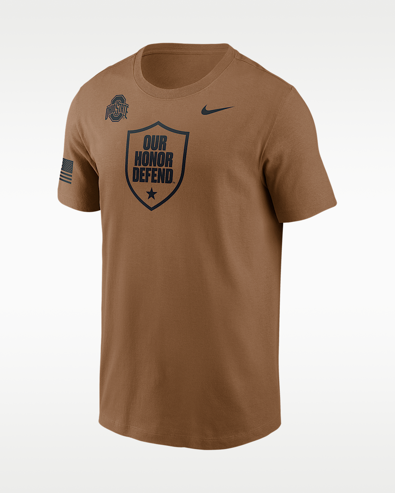 Мужская футболка Ohio State Courtside Nike Dri-FIT College