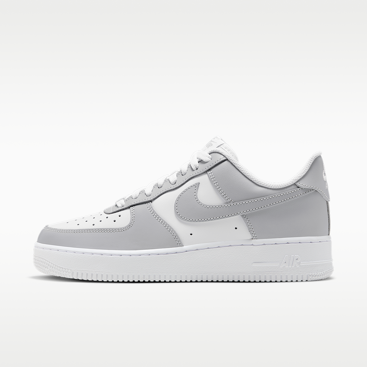 Nike Air Force 1 '07 (White/White/Light Smoke Grey/Light Smoke Grey)