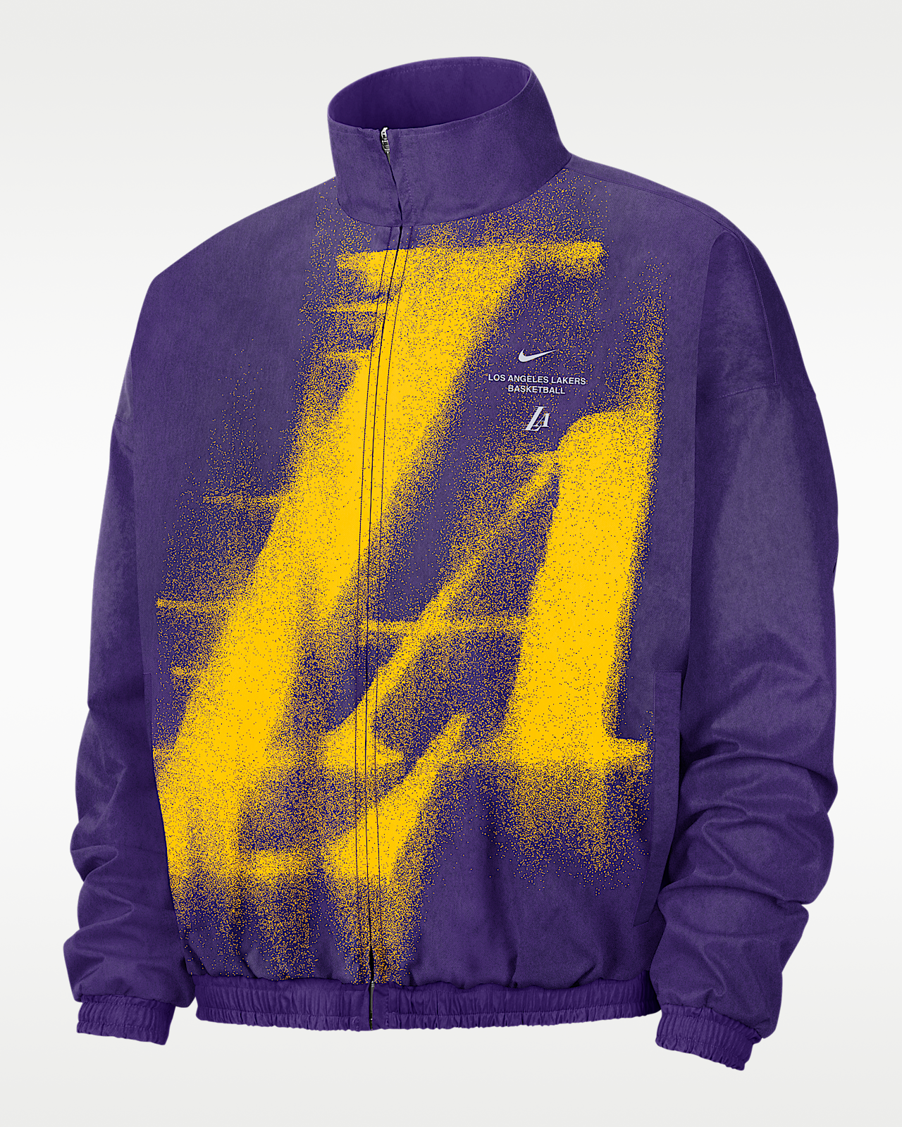 Мужская куртка Los Angeles Lakers Nike Standard Issue Woven Basketball для баскетбола