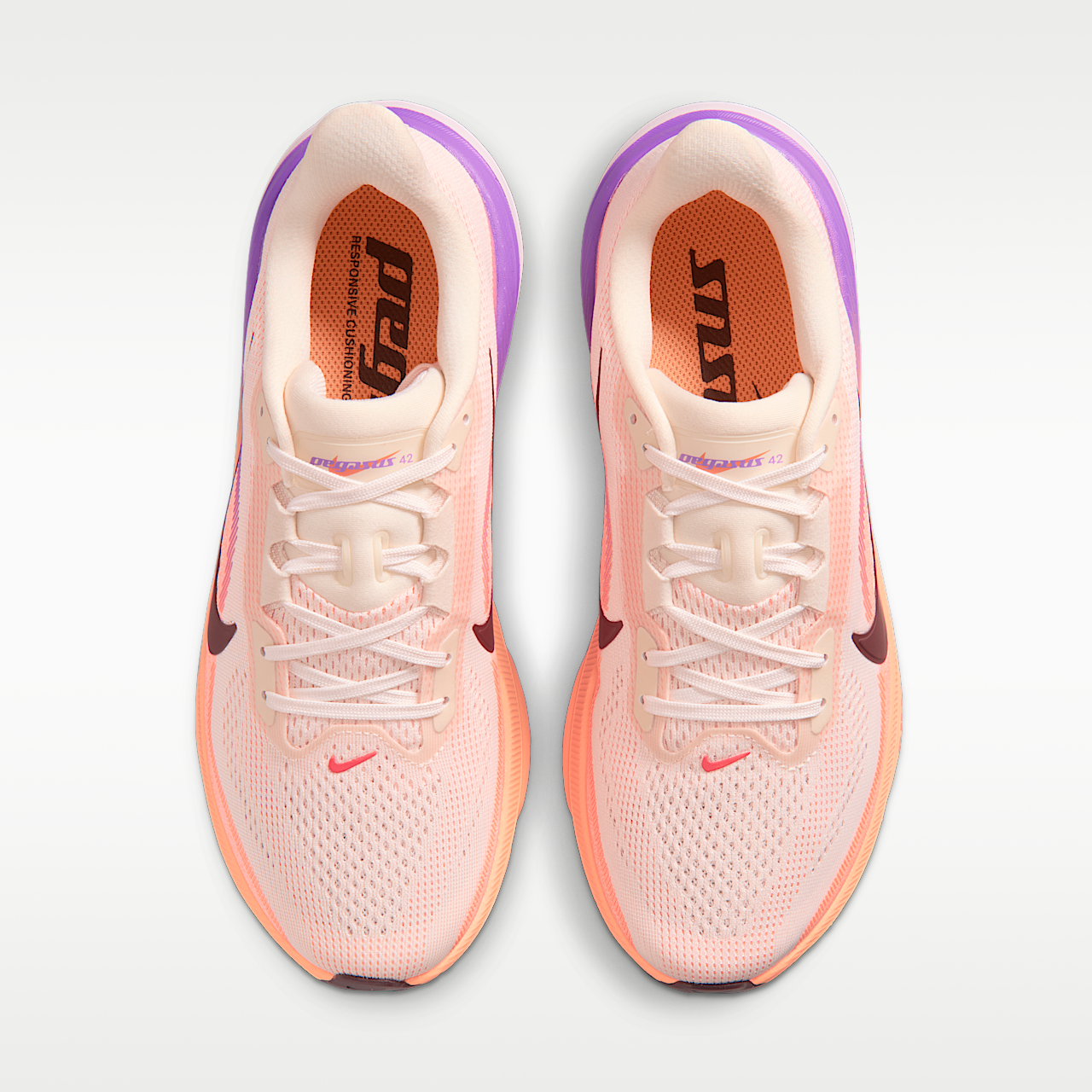 Nike Pegasus sneaker Chalk/Orange Pulse/Bright Violet/Tattoo