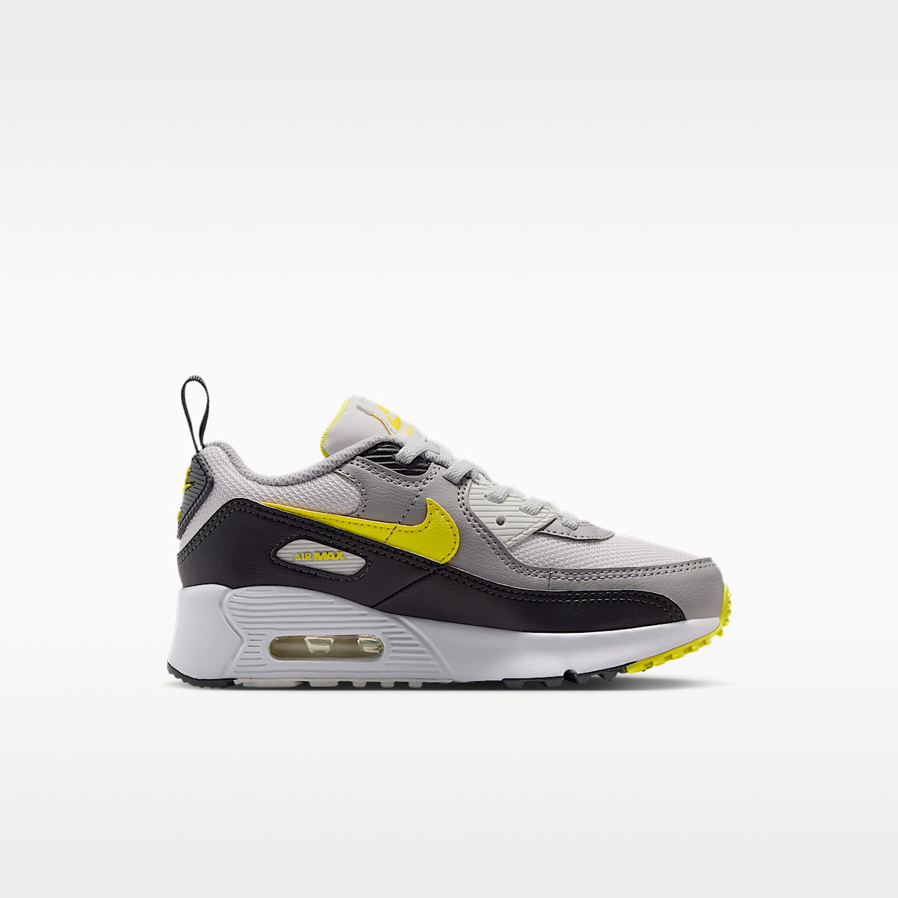 Nike Air max 90 sneaker Off White/Dark Smoke Grey/Light Smoke Grey/Sonic Yellow