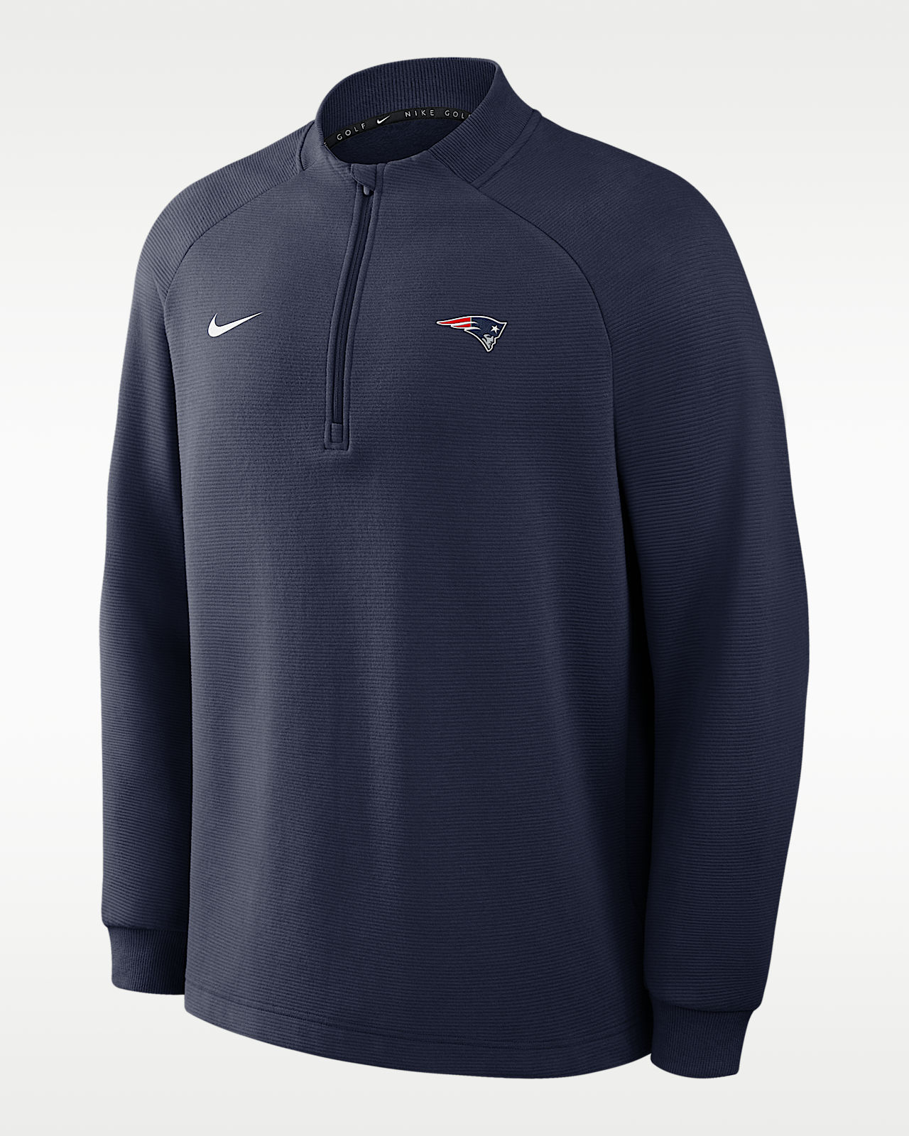 Мужские  New England Patriots Par Nike Therma-FIT NFL Half-Zip Pullover