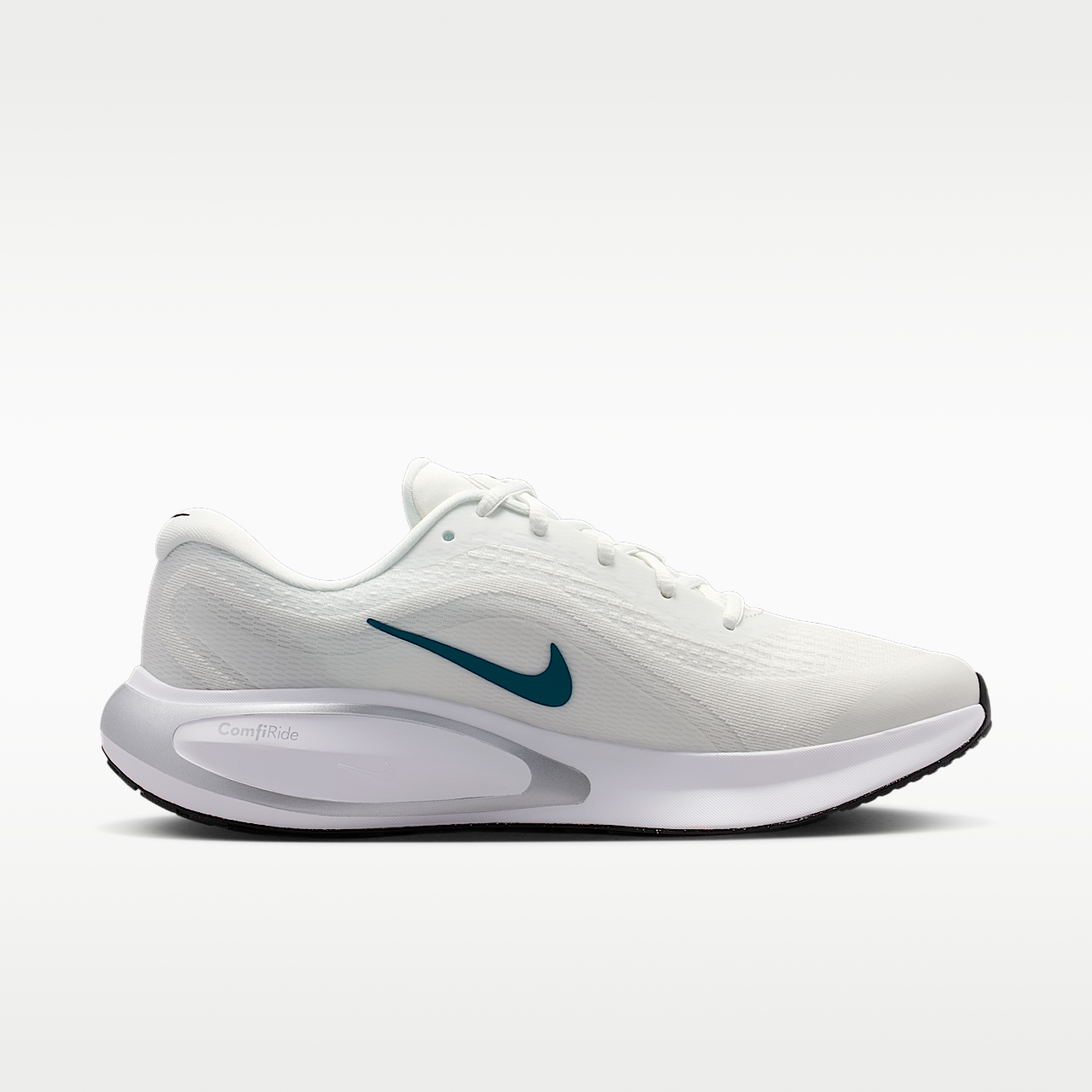 Nike  sneaker Summit White/Zwart/Metallic Silver/Bright Spruce