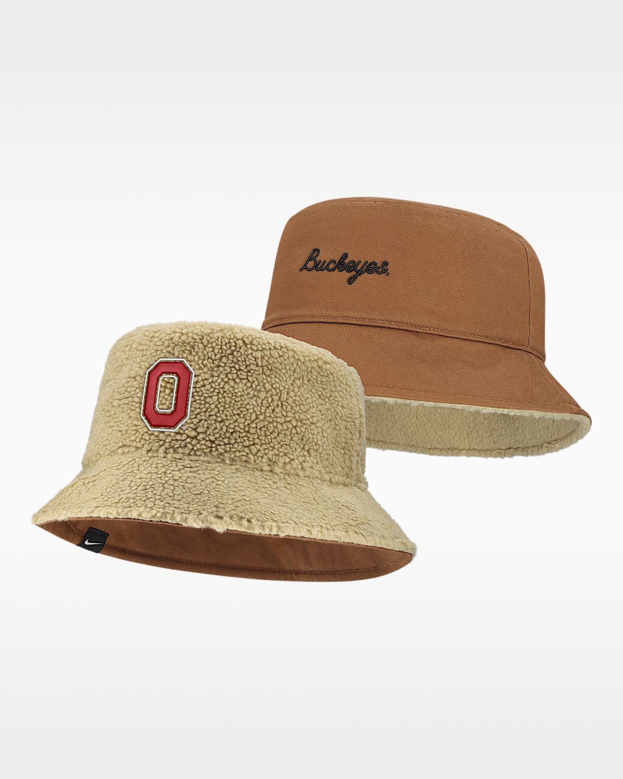 Женские  Ohio State Campus Prep Script Reversible Nike College Bucket Hat