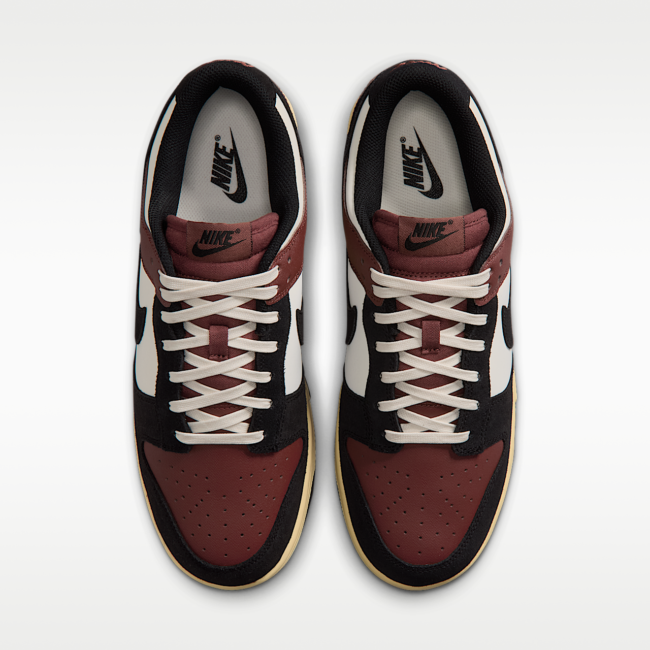 Nike Dunk Low sneaker Bronze Eclipse/Pale Ivory/Pale Vanilla/Zwart