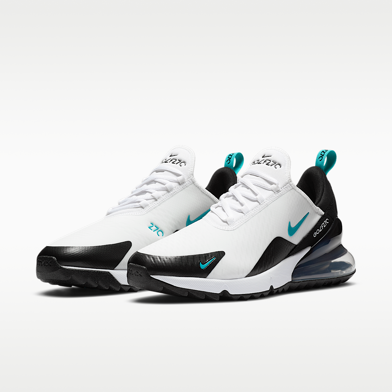 Nike Air max 270 sneaker Wit/Zwart/Metallic Silver/Dusty Cactus