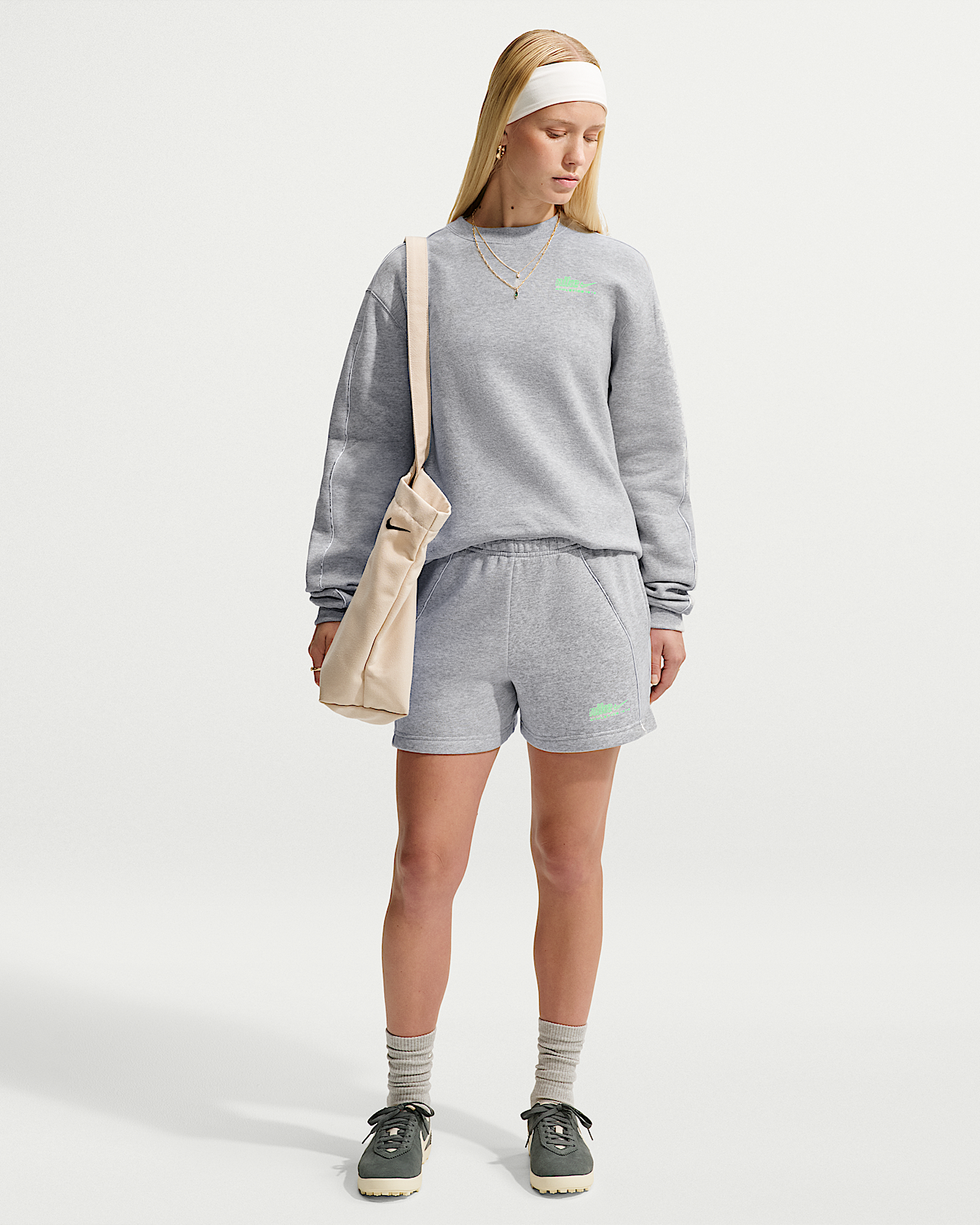 Женские шорты Nike Studio Fleece Medium Weight "Graphic Pack" Mid-Rise "Nike Athletic Department" Shorts